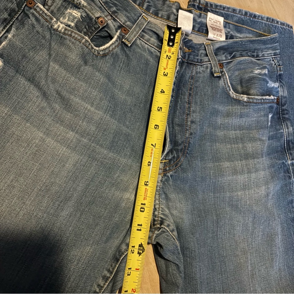 Lucky Brand lowrise bootleg jeans (32, classic blue) - Picture 6 of 11
